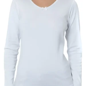Camiseta Mujer Lady Genny K-321 Cotton Rib Manga Larga