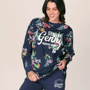 Pijama Cotton Mujer Genny J-823 Estampado
