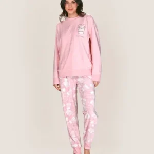 PIJAMA MUJER GENNY J-937 MICROPOLAR